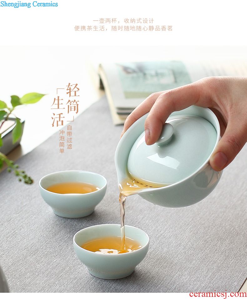 Drink to iron bearing ceramic glaze kiln pot dry plate of a pot pad supporting dry tea pot mat tea ceremony with zero