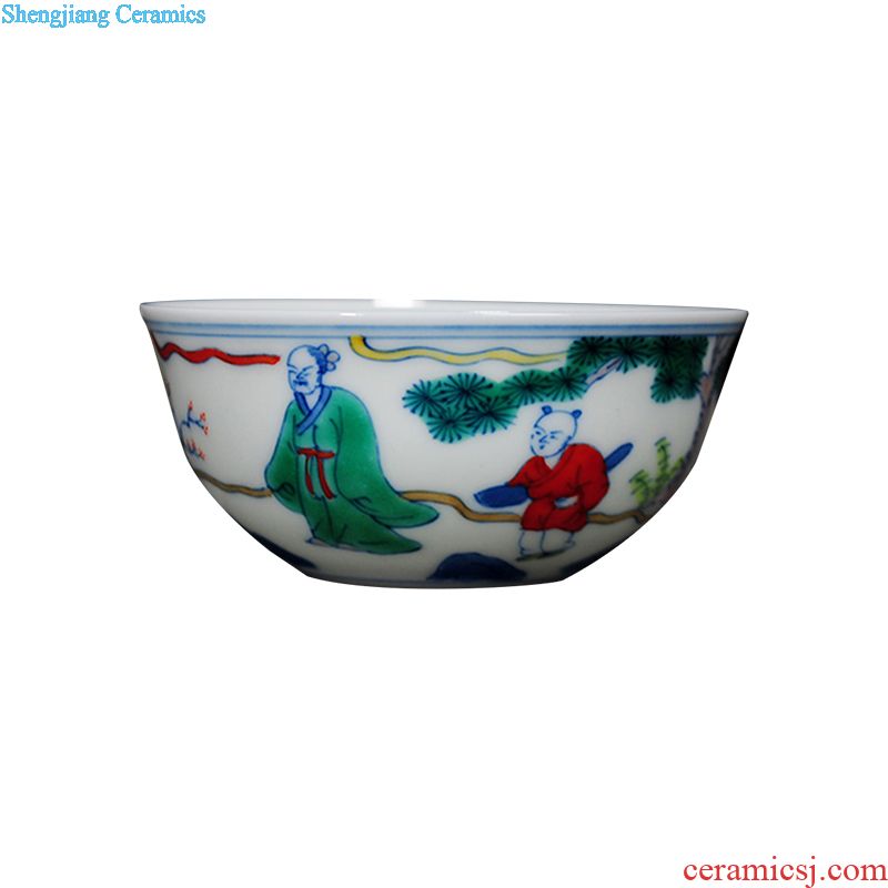 Jingdezhen ceramic hand-painted manual pick flowers cup paint sample tea cup masters cup pastel personal kung fu tea cups