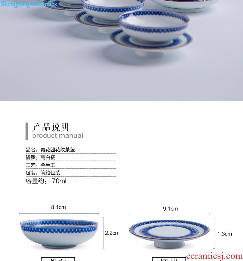 Clearance rule kung fu ceramic teapot colored enamel paint wrap lotus flower grain teapot all hand of jingdezhen tea service