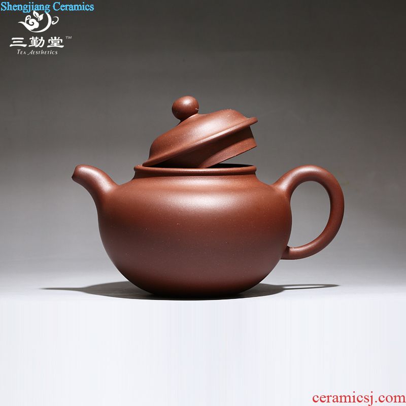 Three frequently hall was suit ceramic teapot and teacup fair mug jingdezhen celadon is the whole set of kung fu tea set