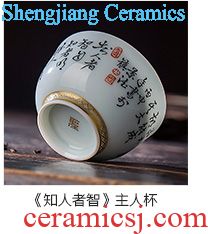 Jingdezhen ceramic famille rose only three tureen teacups hand-painted flowers kwai mouth bowl high-grade all hand kung fu tea set