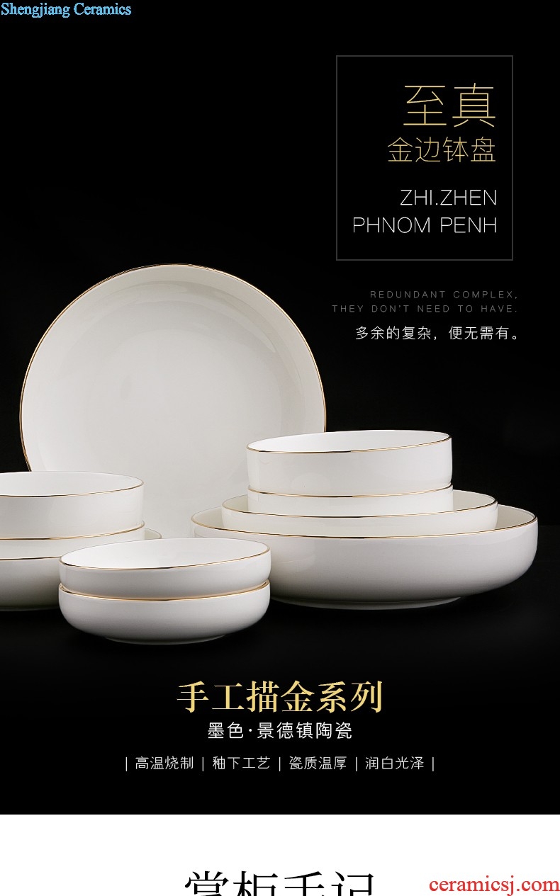 European bone China phnom penh household food dish creative western food dish contracted ceramic plate dishes suit coloured glaze