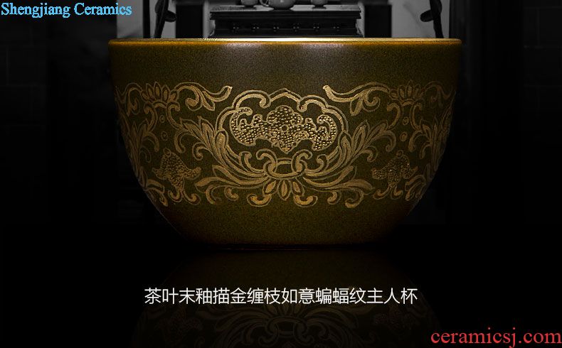 St the jingdezhen ceramic colour master hand draw pastel guan yu cup all hand kung fu tea set single cup sample tea cup