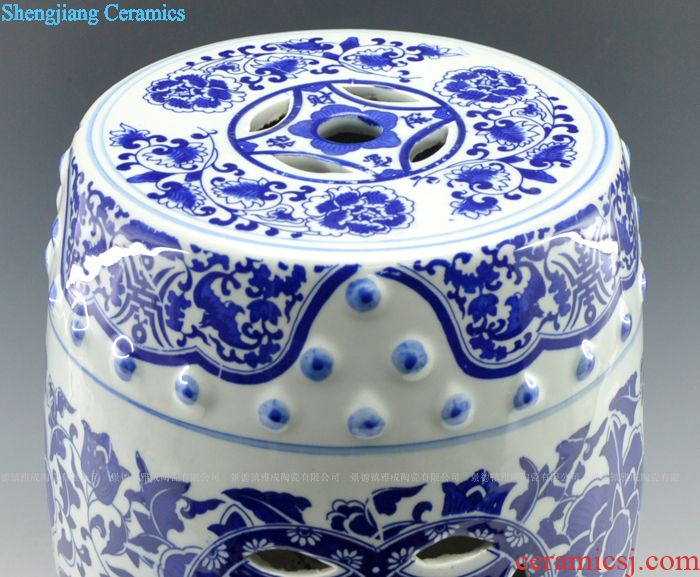 Jingdezhen ceramic home sitting room porch place flower vase Chinese arts and crafts porcelain table ornament