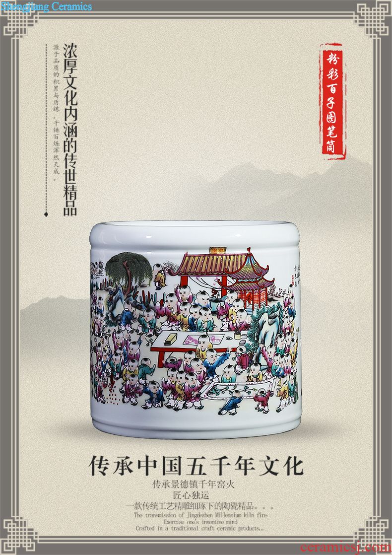 Jingdezhen ceramics antique blue-and-white storage tank candy jar with cover seal pot household act the role ofing is tasted furnishing articles in the living room