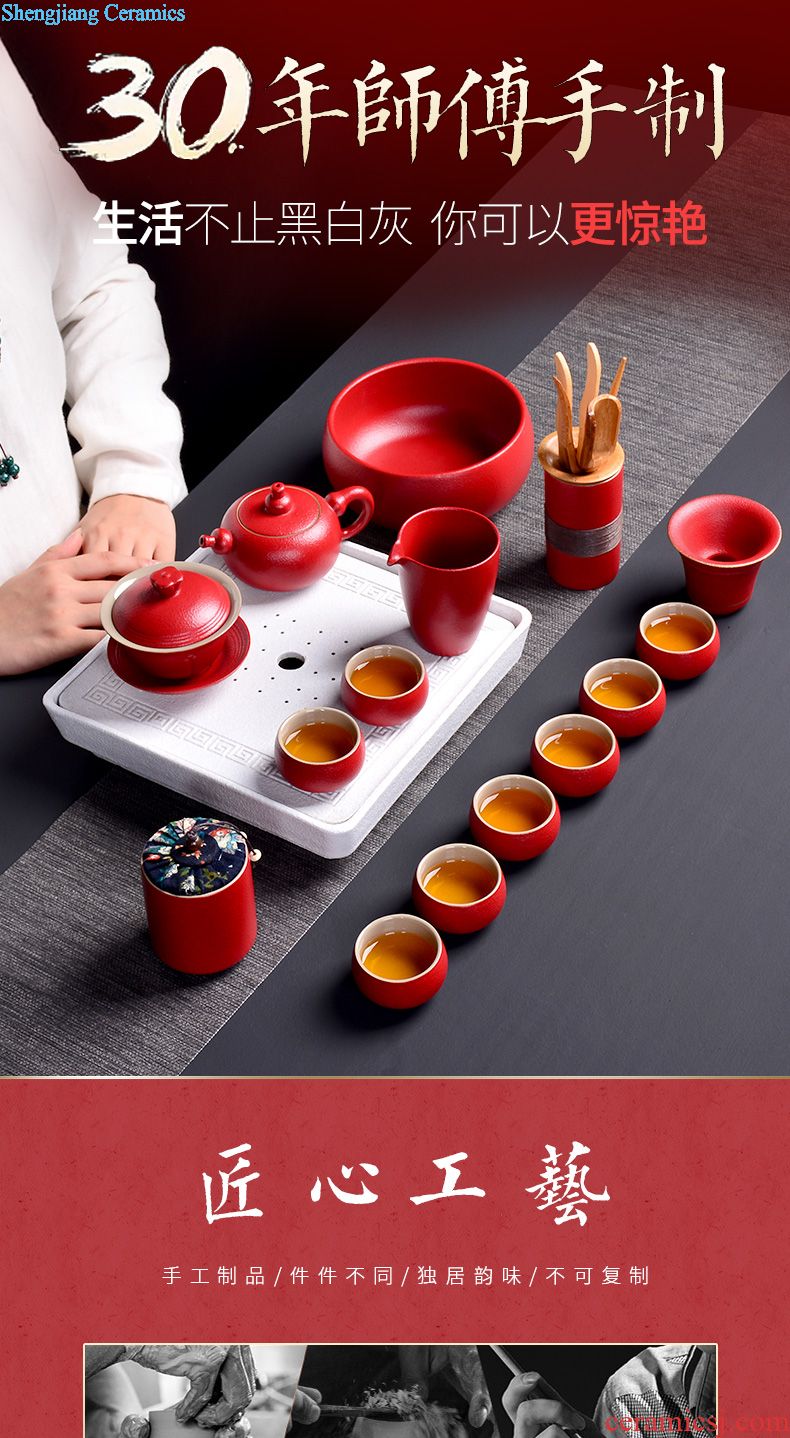 Tea sets accessories ceramics 6 gentleman a kung fu tea tea tea set 6 gentleman tea accessories of a complete set of tools