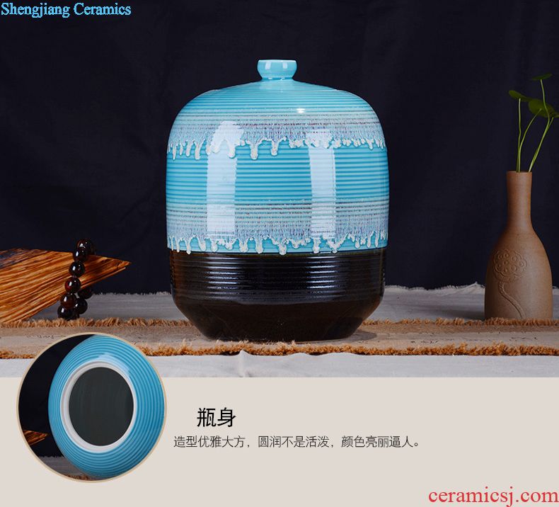 Hoard jars sealed jar jar of wine jar sealing jars 10 jins to jingdezhen ceramic foam bottle