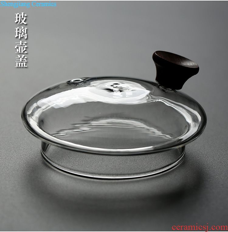 Is Yang large tureen bowl tea tea bowl to bowl of blue and white porcelain ceramic white porcelain three bowl hand grasp pot