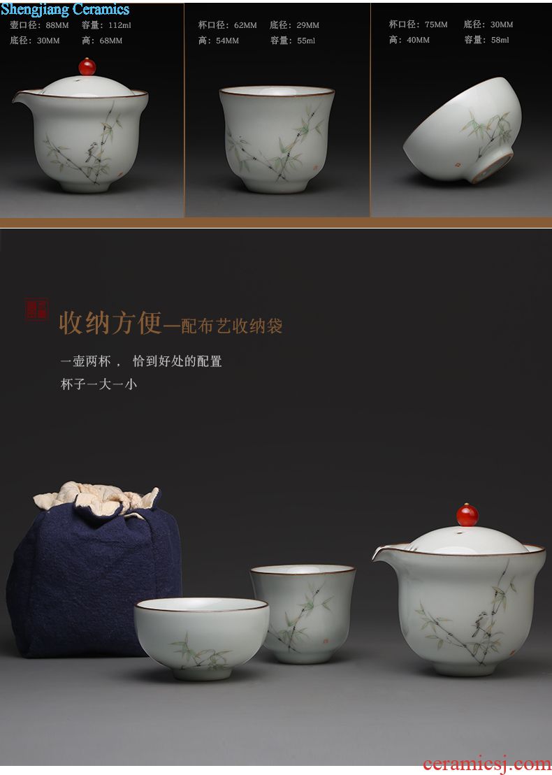 Three frequently hall your kiln glaze masters cup sample tea cup jingdezhen ceramic cups on kung fu tea cups Single cup
