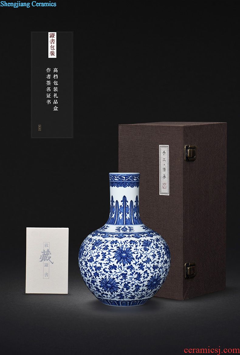 JingJun jingdezhen ceramics hand-painted color ink landscape all hand kung fu tea pot 1 the teapot