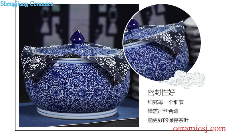 Jingdezhen famous masterpieces ceramic hand-painted pastel the ancient philosophers picture porcelain antique porcelain send leadership furnishing articles in the living room