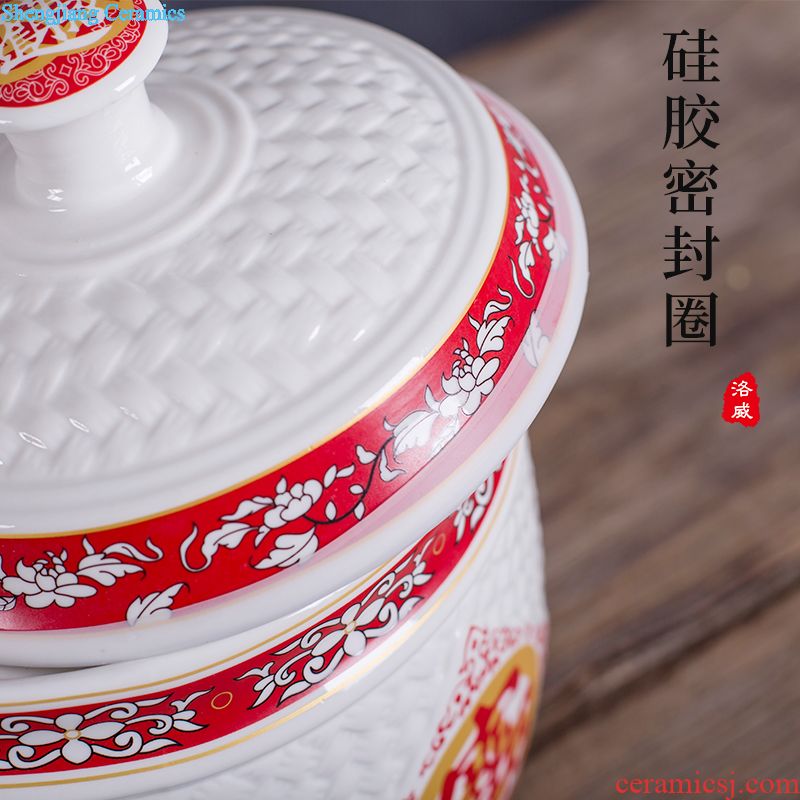 Jingdezhen ceramic tea tray household kung fu tea water Japanese circular mini dry small tea bamboo saucer dish