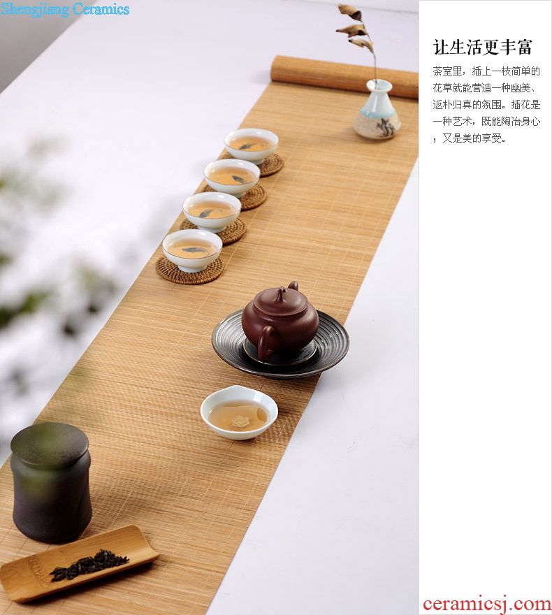 Drink the tea ceremony to ceramic work station hand-painted guest-greeting pine tea tray bearing small pot a pot of tea Chinese tea accessories