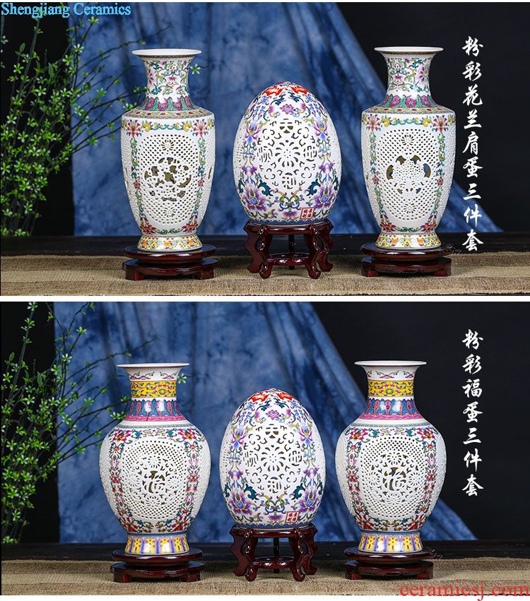 Jingdezhen ceramics modern style home furnishing articles adornment ornament blue on the modern Chinese style restoring ancient ways that occupy the home