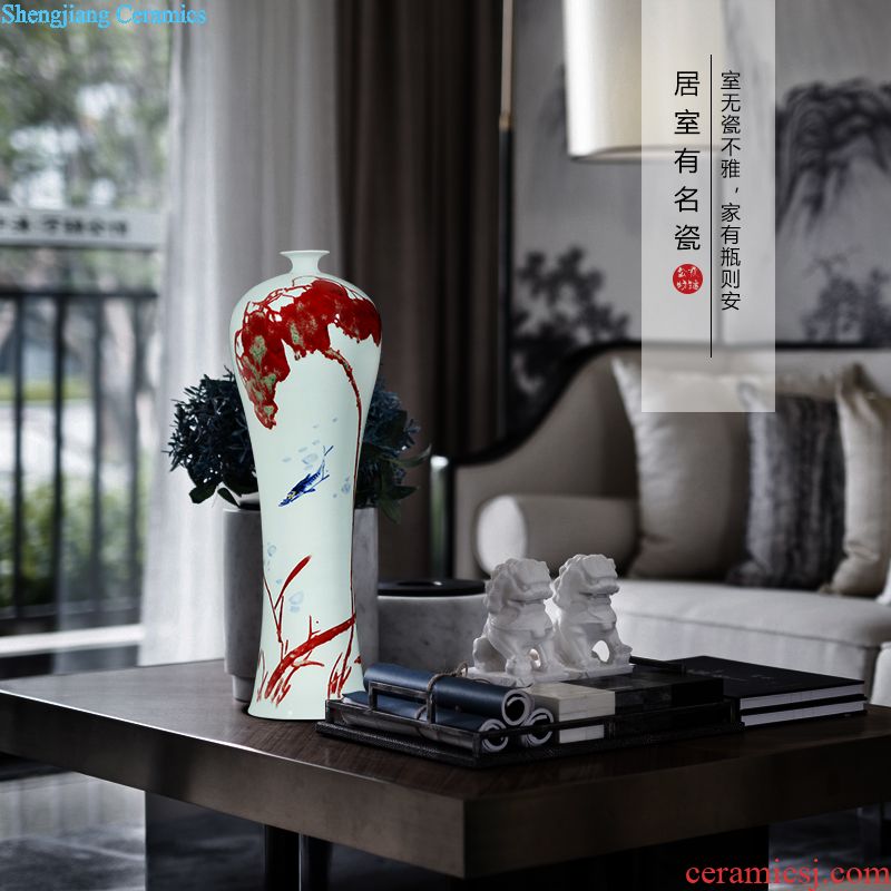 The jingdezhen ceramics furnishing articles vases, flower arranging motherland new Chinese style living room crafts household act the role ofing is tasted