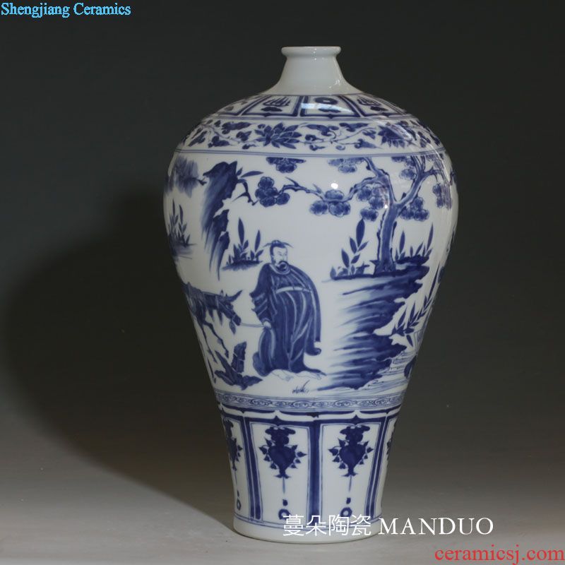 Jingdezhen around 60 high red porcelain vase bottom emboss dragon porcelain vases domineering display dragon vase