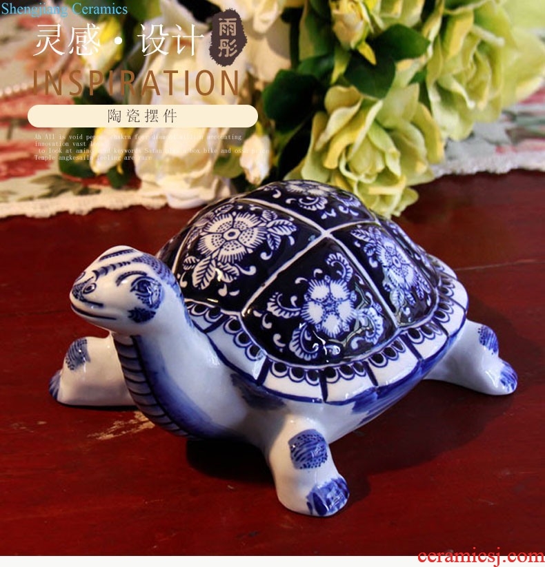 Jingdezhen ceramics by hand lovely mini like pet tea of a pet The modern home decoration gifts furnishing articles process