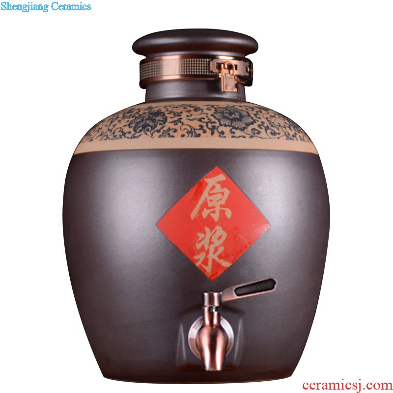 Jingdezhen ceramic jars it jugs of archaize jars with bubble bottle lock leading 20 jins 30 jins 50 pounds