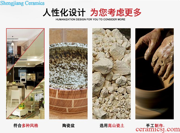 Jingdezhen ceramic JingYuXuan lavatory undercounter basin sink art basin to gray