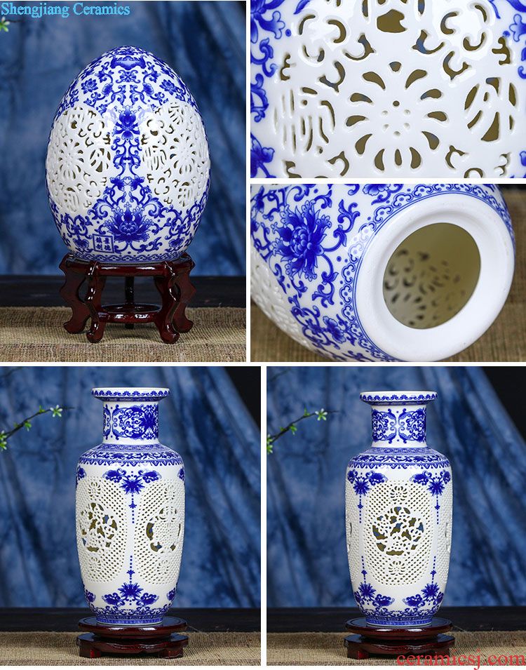 Jingdezhen ceramic barrel ricer box 5 jins of 10 jins home outfit ricer box sealing bin moistureproof insect-resistant rice flour