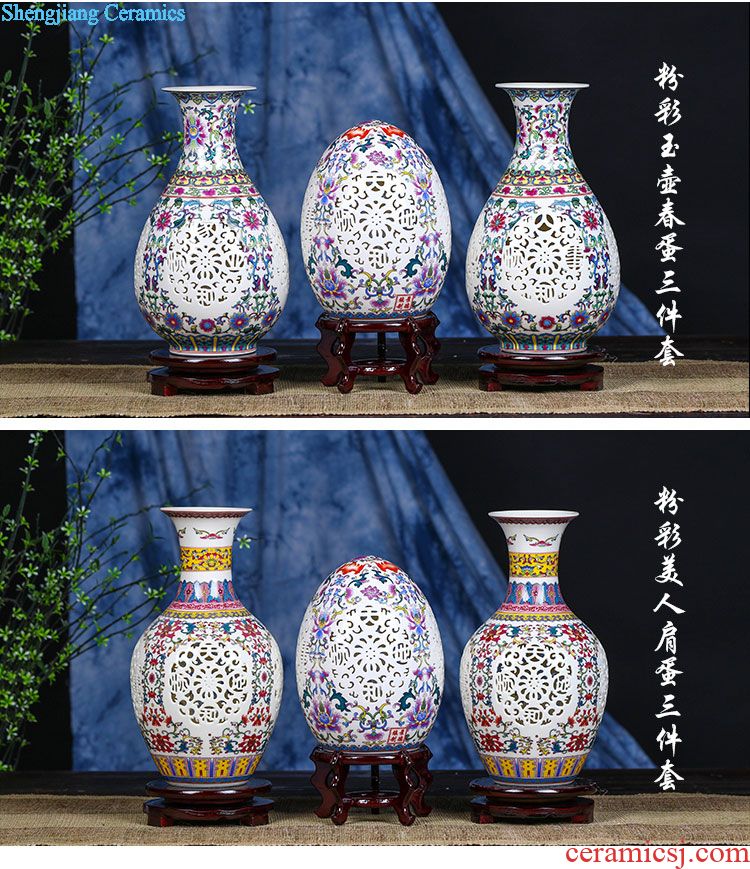 Jingdezhen ceramics modern style home furnishing articles adornment ornament blue on the modern Chinese style restoring ancient ways that occupy the home