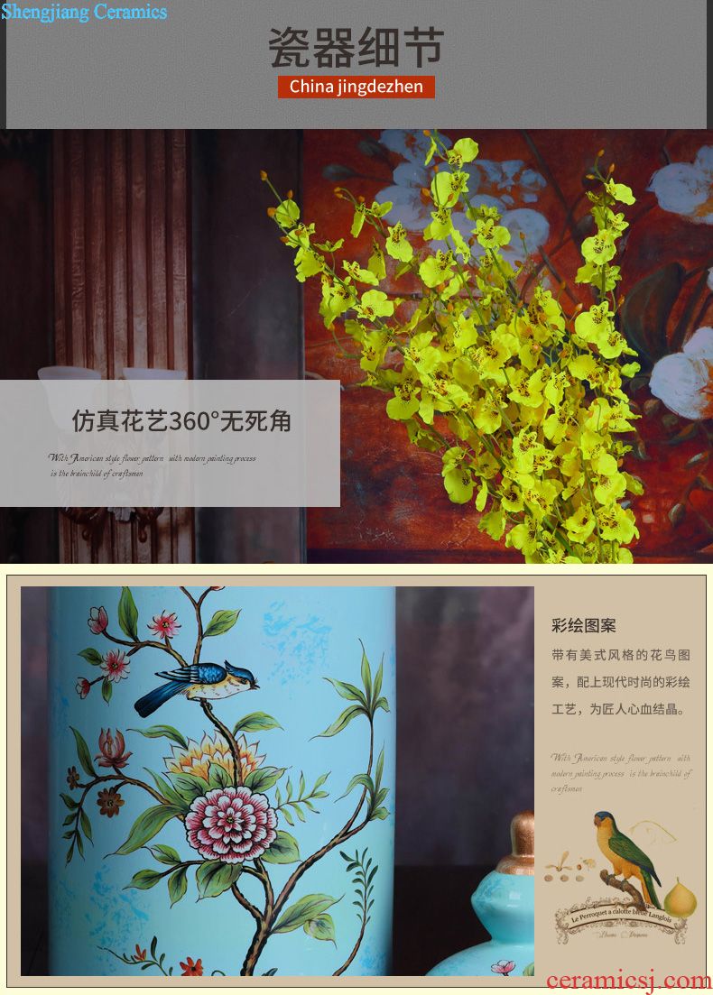Master hand-painted vases, jingdezhen ceramics powder enamel celebrities peony vases, modern furnishing articles of handicraft