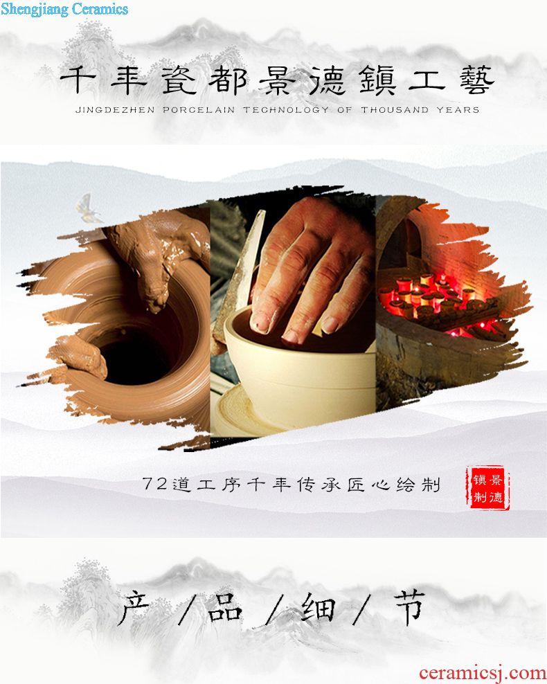 Bubble wine jars of jingdezhen porcelain flask archaize seal it wine (50 kg/bottle