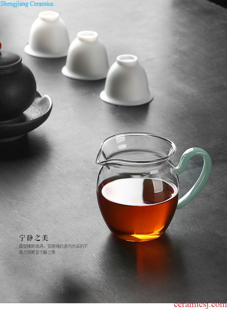 Drink to ceramic cups sample tea cup glaze kung fu tea tea set, master single cup Japanese single coarse pottery small cups
