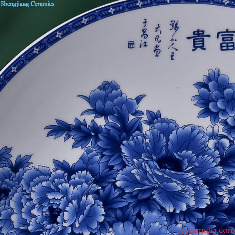 Hang dish decorative plate pastel figure porcelain jingdezhen ceramic furnishing articles home sitting room handicraft the ancient philosophers