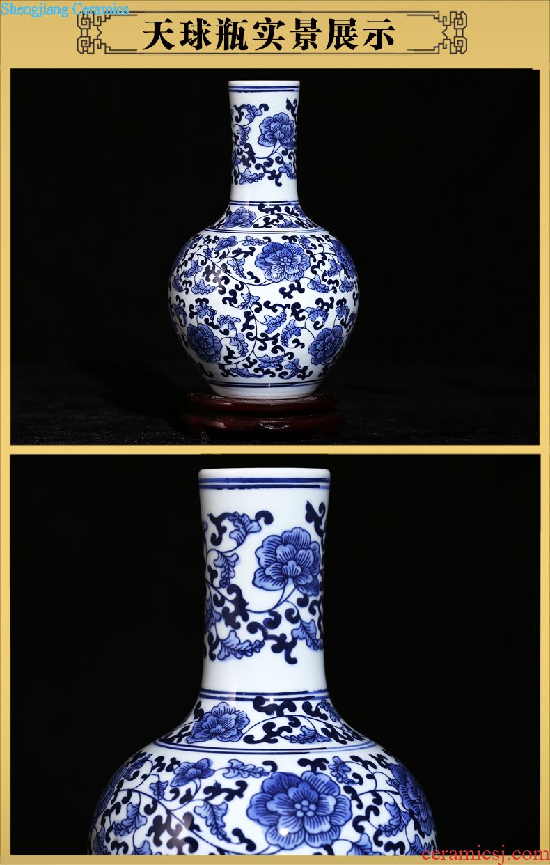 Jingdezhen ceramics creative jun porcelain vase classical household act the role ofing is tasted sitting room decoration crafts modern furnishing articles