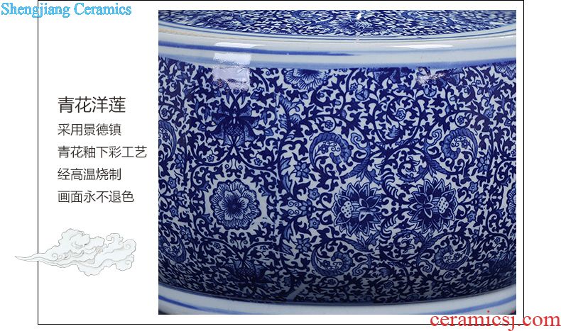 Jingdezhen famous masterpieces ceramic hand-painted pastel the ancient philosophers picture porcelain antique porcelain send leadership furnishing articles in the living room