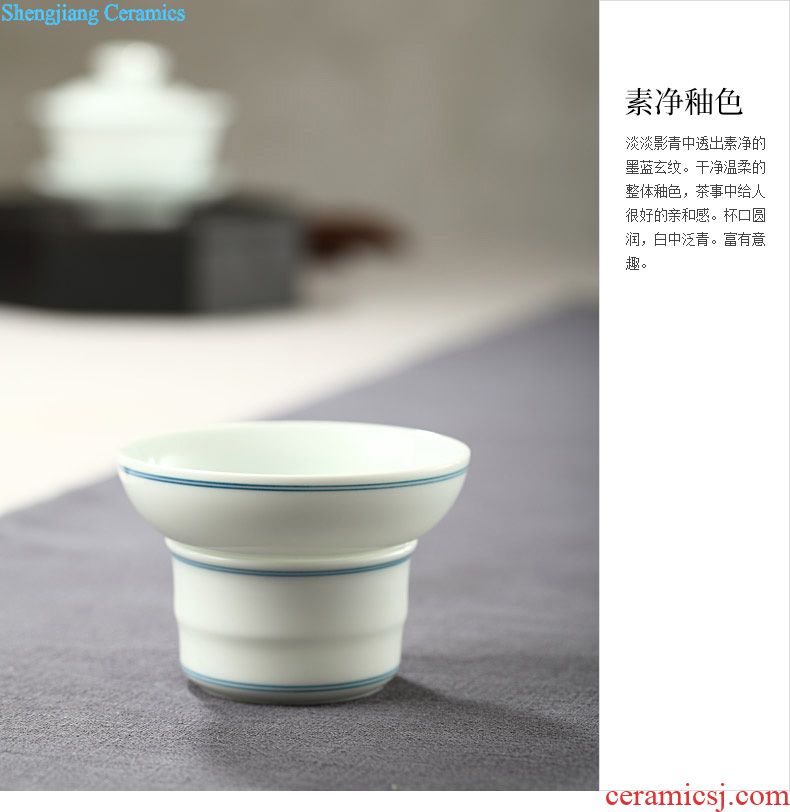 Drink to coarse pottery caddy ceramic a kilo is installed seal pot home small black pottery tea warehouse large pu-erh tea POTS