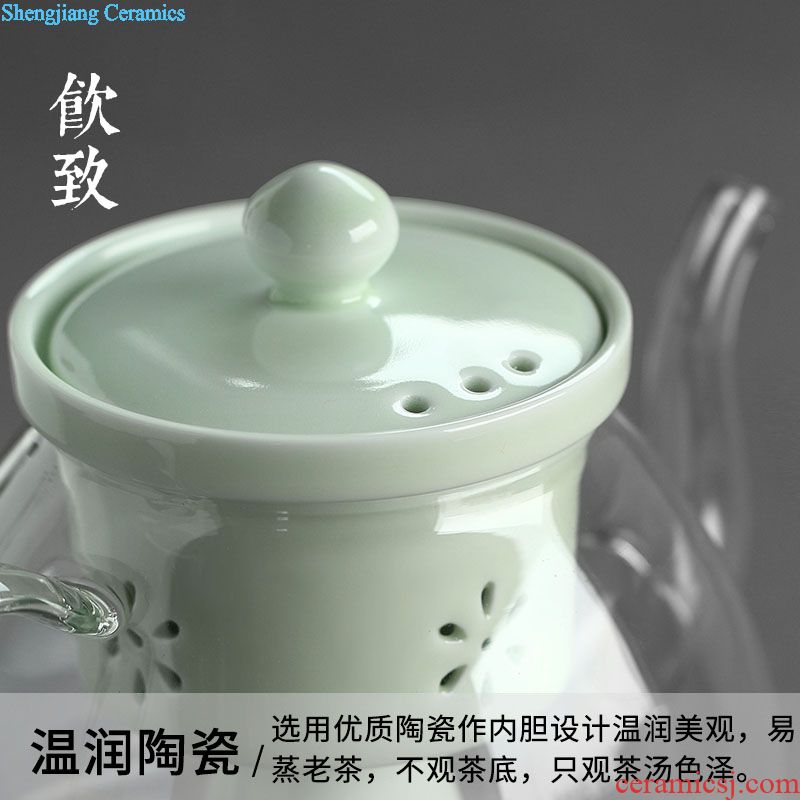 Drink to Jingdezhen blue and white porcelain tureen tea cups Hand-painted ceramic only three tureen tea bowl tea kungfu tea set