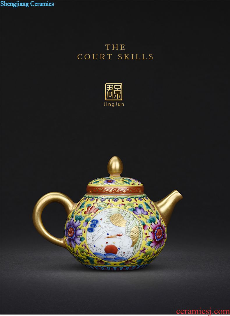 JingJun variable glaze kung fu tea cups Jingdezhen ceramic tea set master cup single cup individual small sample tea cup