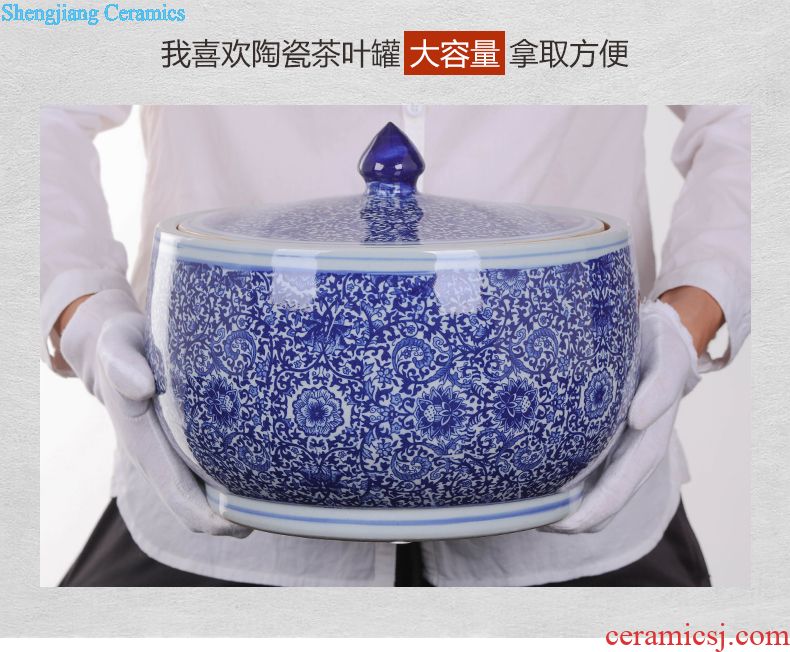 Jingdezhen famous masterpieces ceramic hand-painted pastel the ancient philosophers picture porcelain antique porcelain send leadership furnishing articles in the living room