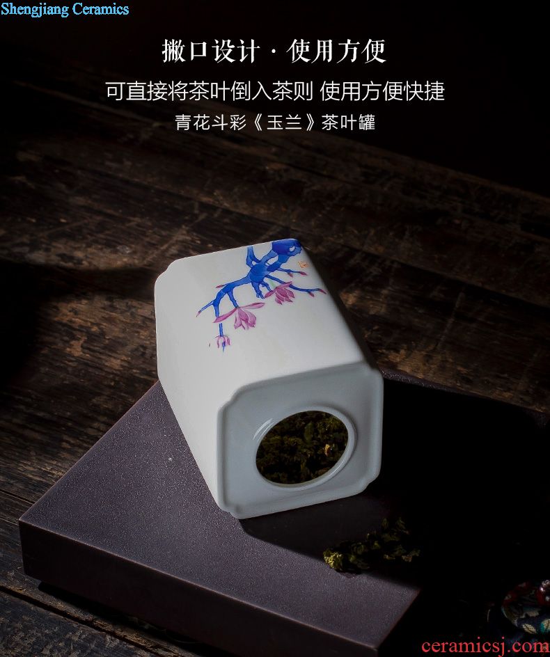 Santa teacups hand-painted ceramic kung fu new colour QingHuan all hand master cup sample tea cup set of jingdezhen tea service