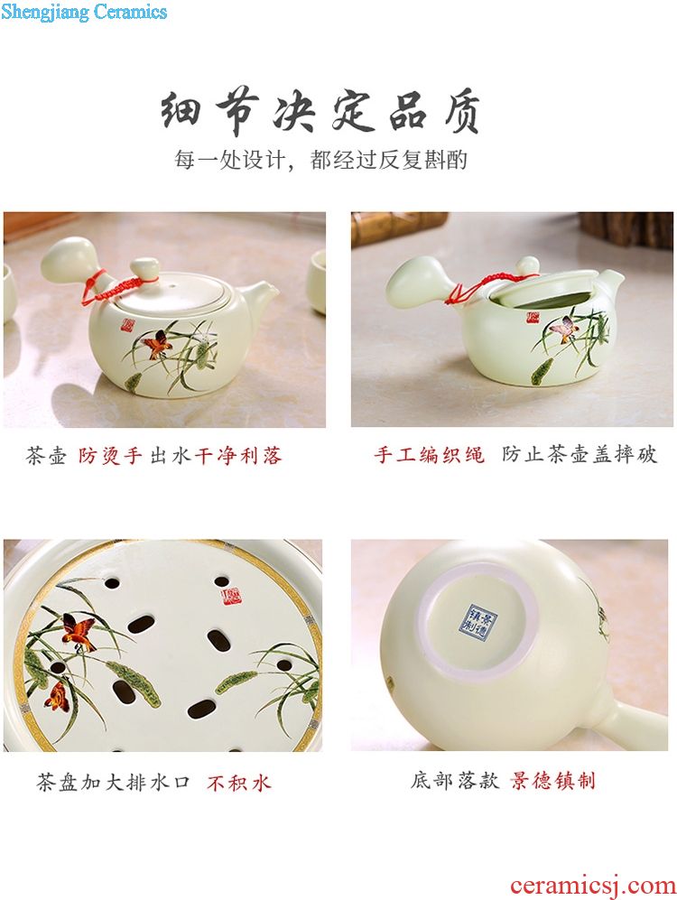 Dishes suit household jingdezhen european-style bone porcelain tableware chopsticks ceramic bowl, dish plate Korean combination