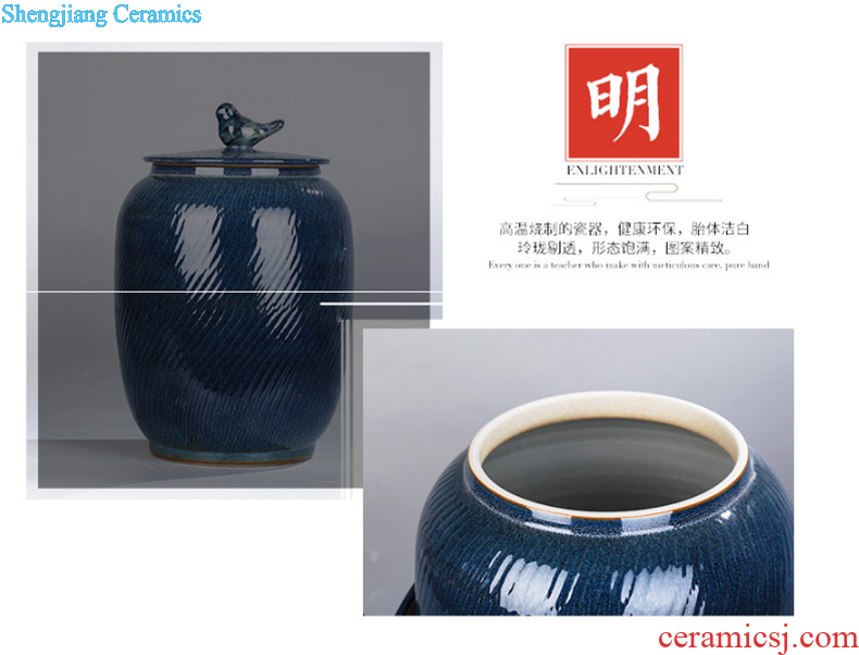 Ceramic 100 catties 150 catties 200 jins jar bubble wine 300 jins it with sealing faucet casks