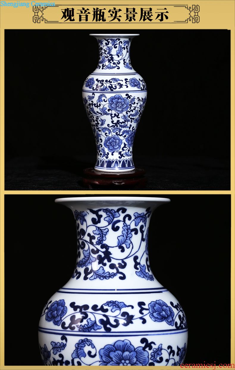 Jingdezhen ceramics creative jun porcelain vase classical household act the role ofing is tasted sitting room decoration crafts modern furnishing articles