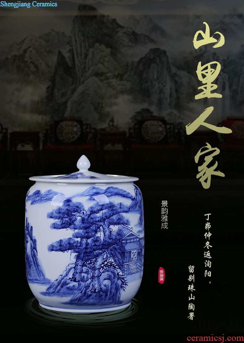 Jingdezhen ceramics vase furnishing articles furnishing articles sitting room POTS restoring ancient ways the general pot of large vases, the sitting room