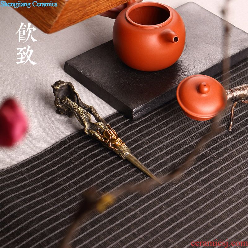 Drink to secret sea ceramic glaze water type tea tea tray large round household contracted dry tea sets of kung fu tea tray