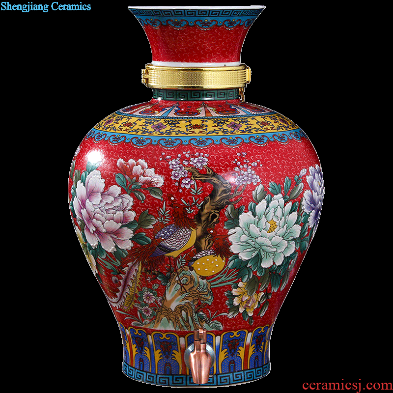 Archaize ceramic jars of glass bottles of jingdezhen 10 jins 20 jins 30 jins 50 kg 100 jins bubble whose jars