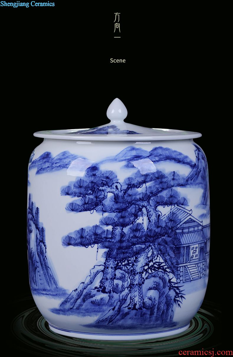 Jingdezhen ceramics vase furnishing articles furnishing articles sitting room POTS restoring ancient ways the general pot of large vases, the sitting room