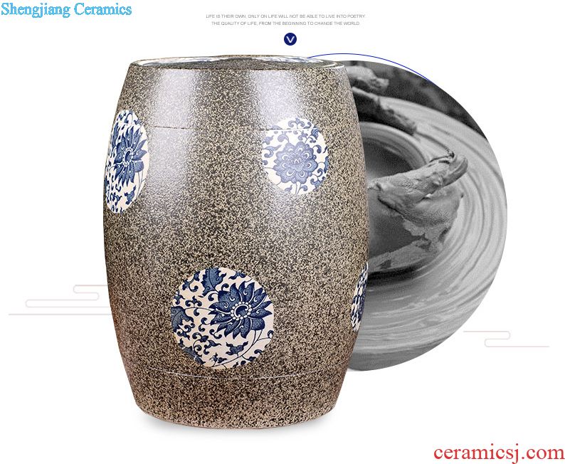 New jingdezhen kiln ceramic jars 10 jins 20 jins 50 kg 100 catties of household possession of jar jar