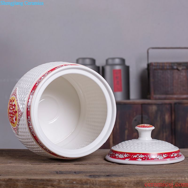 Jingdezhen ceramic tea tray household kung fu tea water Japanese circular mini dry small tea bamboo saucer dish