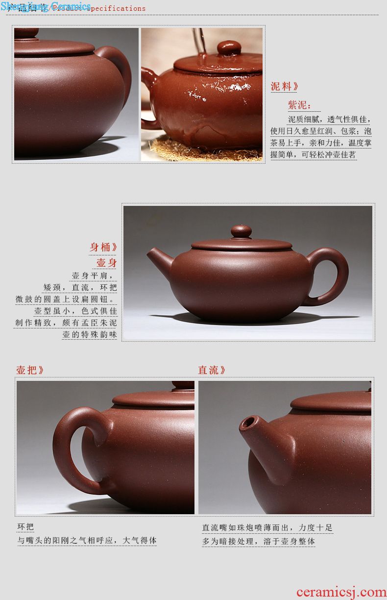 The three frequently imitation kiln jingdezhen ceramic fair mug kung fu tea set and manual points tea is tea S34012 sea