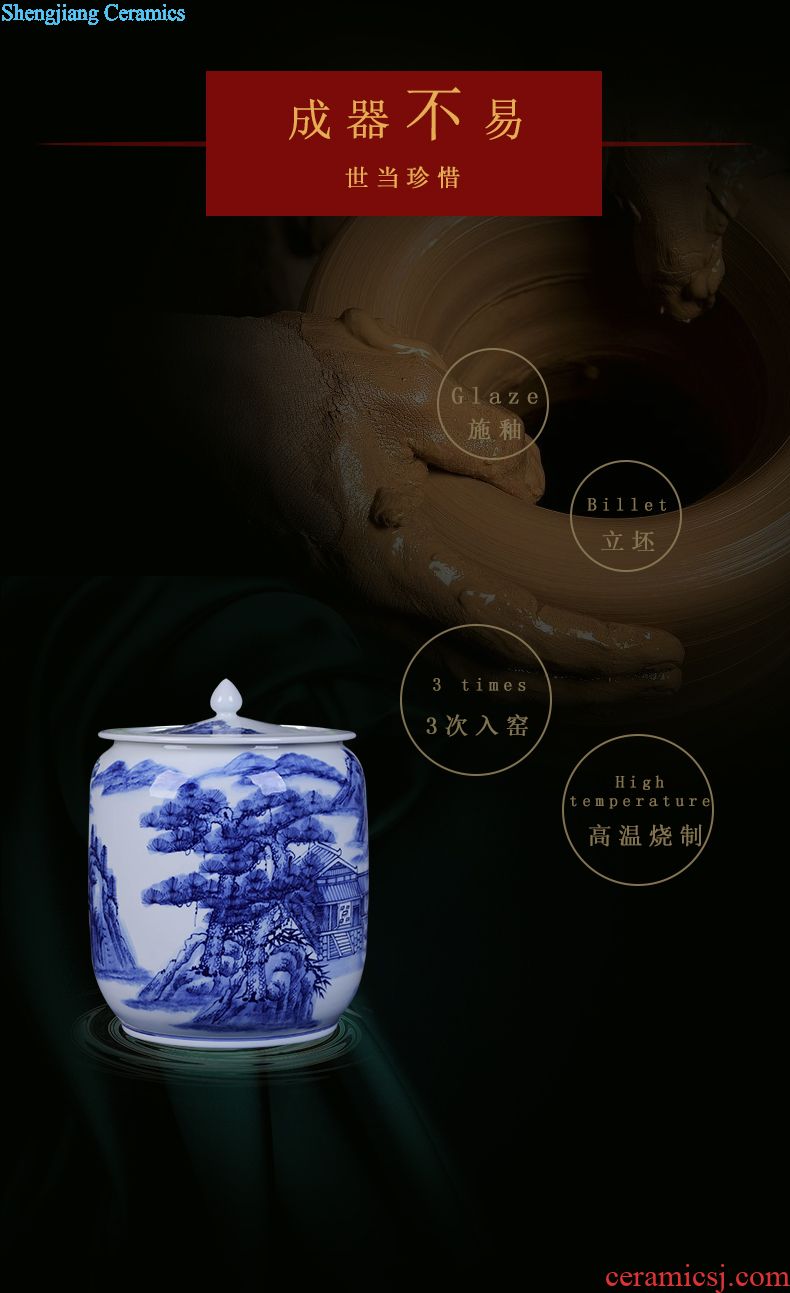 Jingdezhen ceramics vase furnishing articles furnishing articles sitting room POTS restoring ancient ways the general pot of large vases, the sitting room