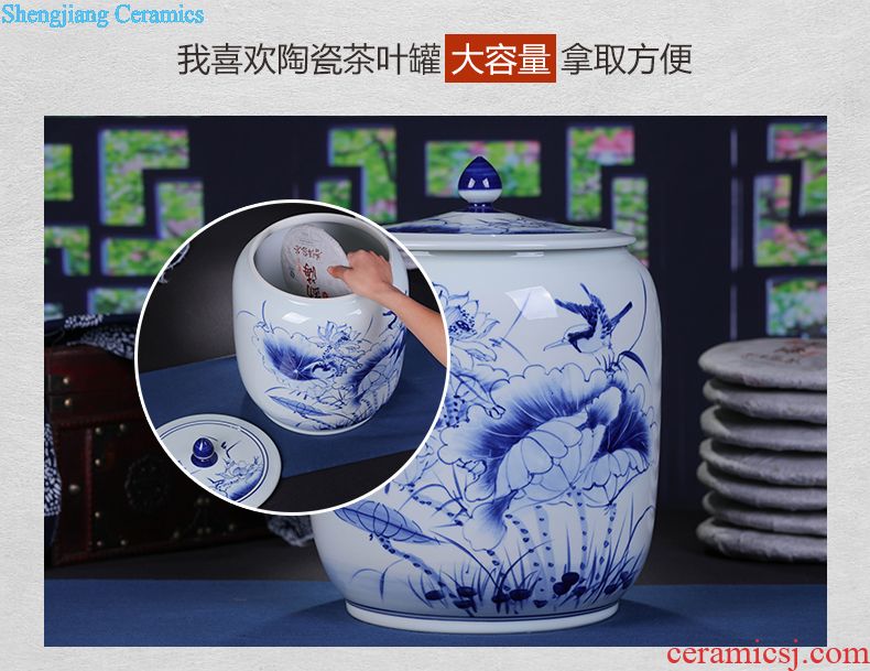Jingdezhen ceramic handmade coarse TaoXiaoHua bottles of tea flower implement restoring ancient ways furnishing articles of literature and art pottery jar flower art bottle