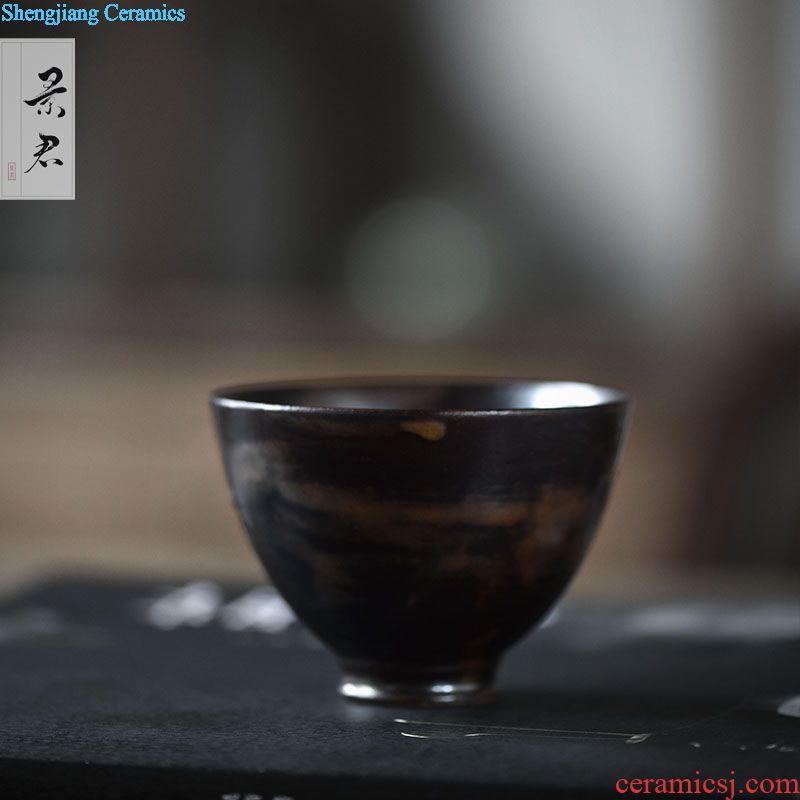 JingJun Jingdezhen hand-painted teapot Ceramic kung fu tea set single pot of tea set to filter the teapot