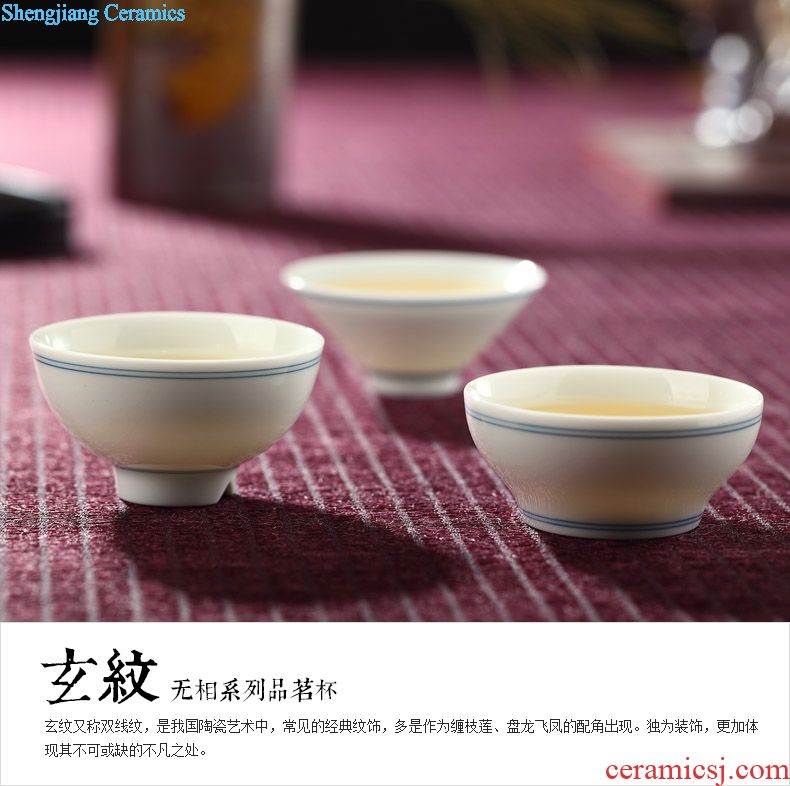 Drink to kiln are recommended iron lid cover supporting Japan buy ceramic tea set tea kungfu tea set zero with four color